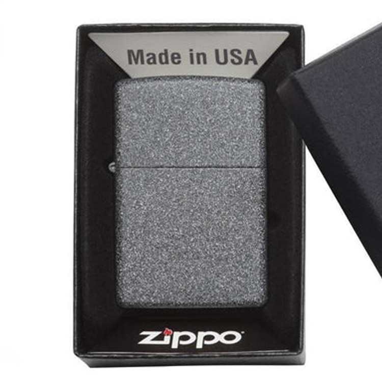 فندک زیپو اورجینال کد 211 (iron stone)ساده آسفالتی