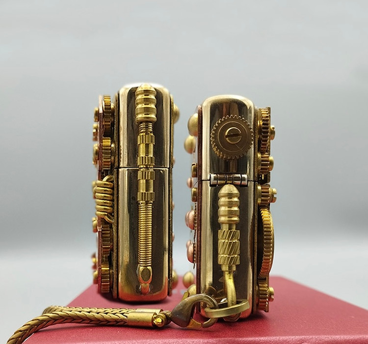 فندک زیپو اورجینال مدل Gzbt-183 ( چرخ دنده )