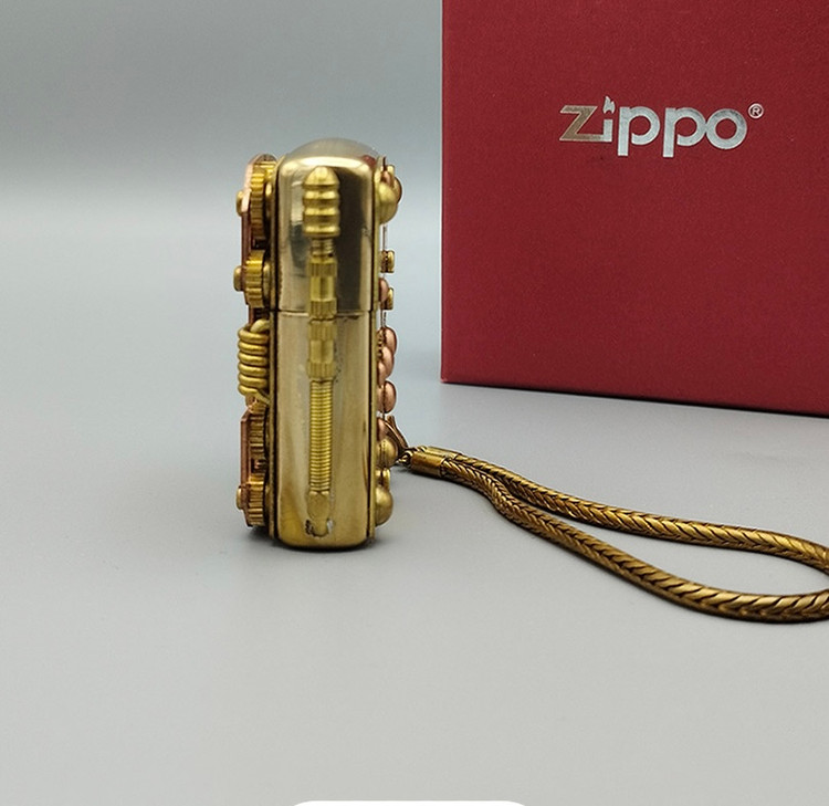 فندک زیپو اورجینال مدل Gzbt-183 ( چرخ دنده )