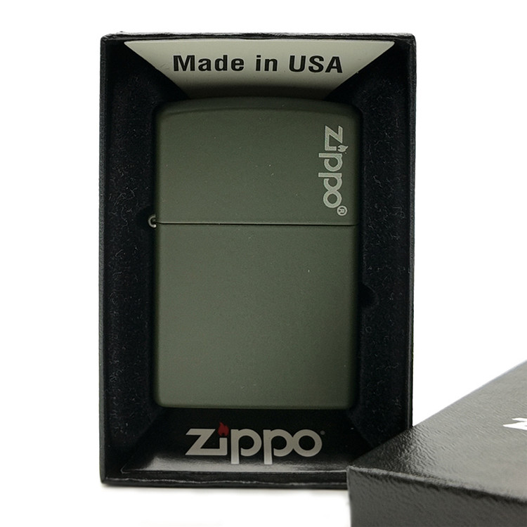 فندک زیپو اصل مدل 221ZL – Classic Green Matte