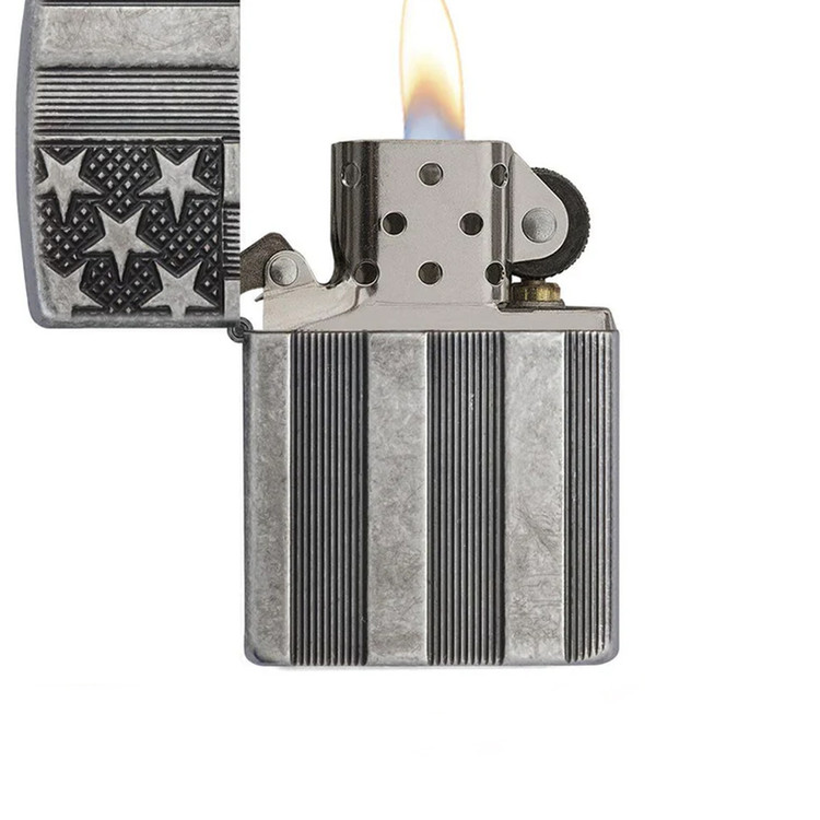 فندک زیپو اصل مدل 28974 | American Flag Armor