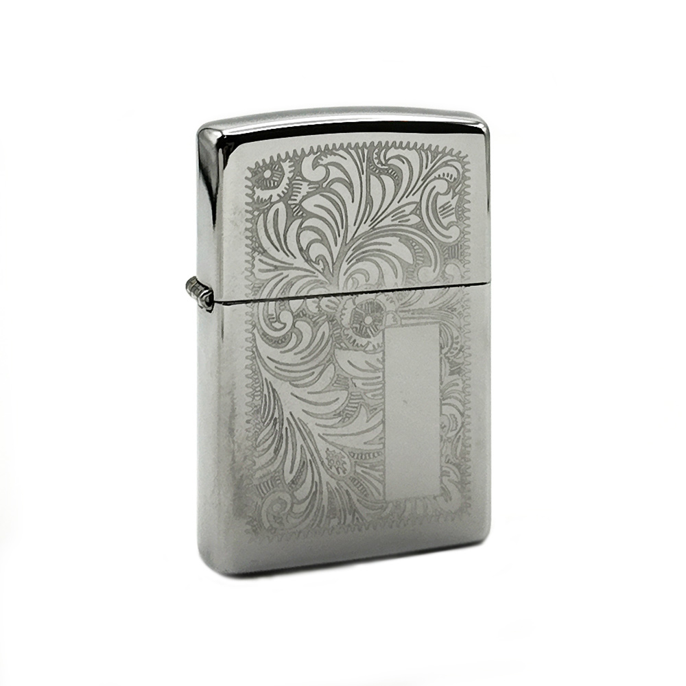 فندک زیپو 352 طرح Venetian | کروم براق | Zippo High Polish Chrome Venetian