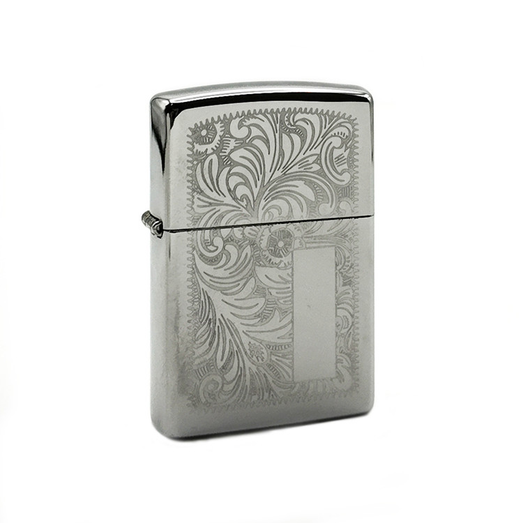فندک زیپو 352 طرح Venetian | کروم براق | Zippo High Polish Chrome Venetian
