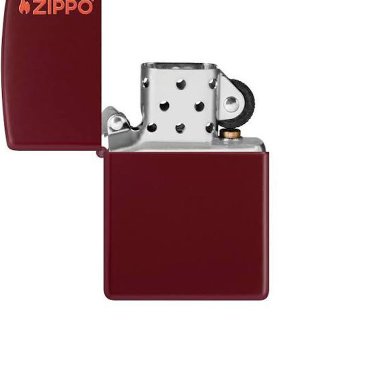 فندک زیپو 46021ZL طرح Zippo Logo | Merlot Matte | کلاسی