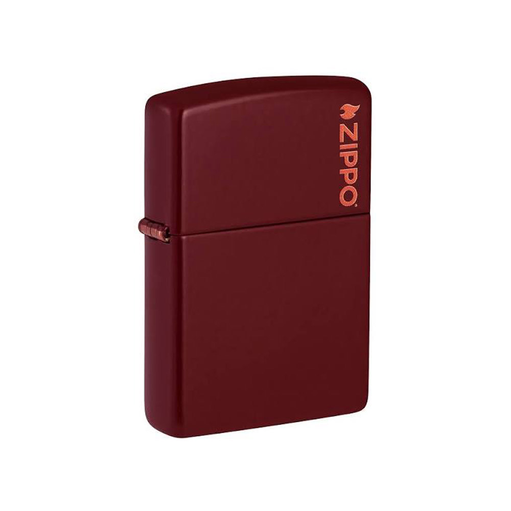 فندک زیپو 46021ZL طرح Zippo Logo | Merlot Matte | کلاسی